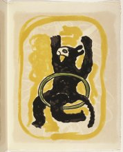 L’animal au cerceau, lithographie de l’album Le cirque, Fernand Léger, 1950