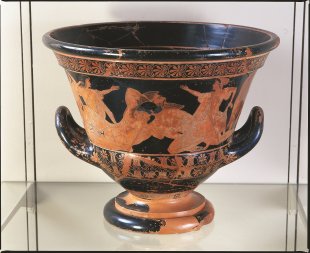 Héraclès et Antée, Euphronios, 550 av. J.-C.