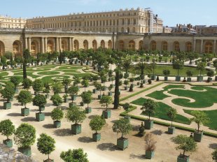 Photographie des jardins du château de Versailles d’André Le Nôtre