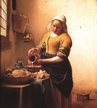 La Laitière, Johannes Vermeer, 1658